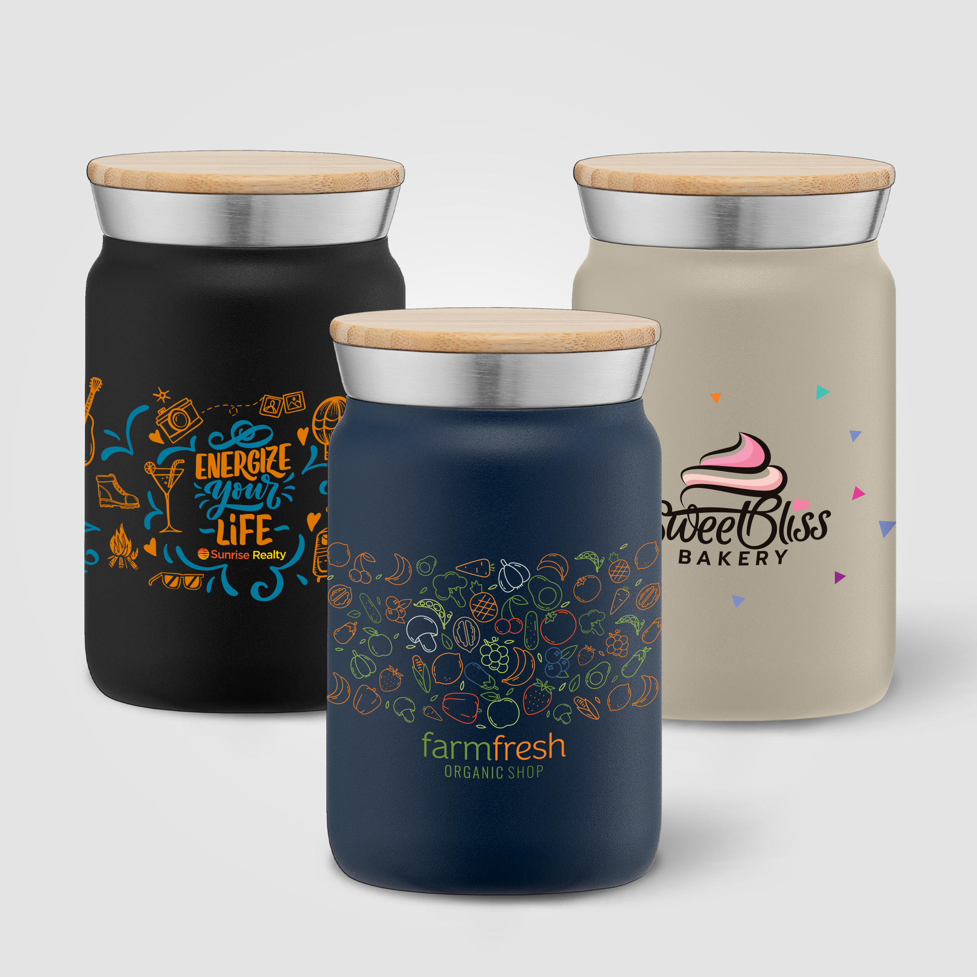 Nordic - 9 oz. Double Wall Copper-Lined Stainless Steel Tumbler with Bamboo Lid 6