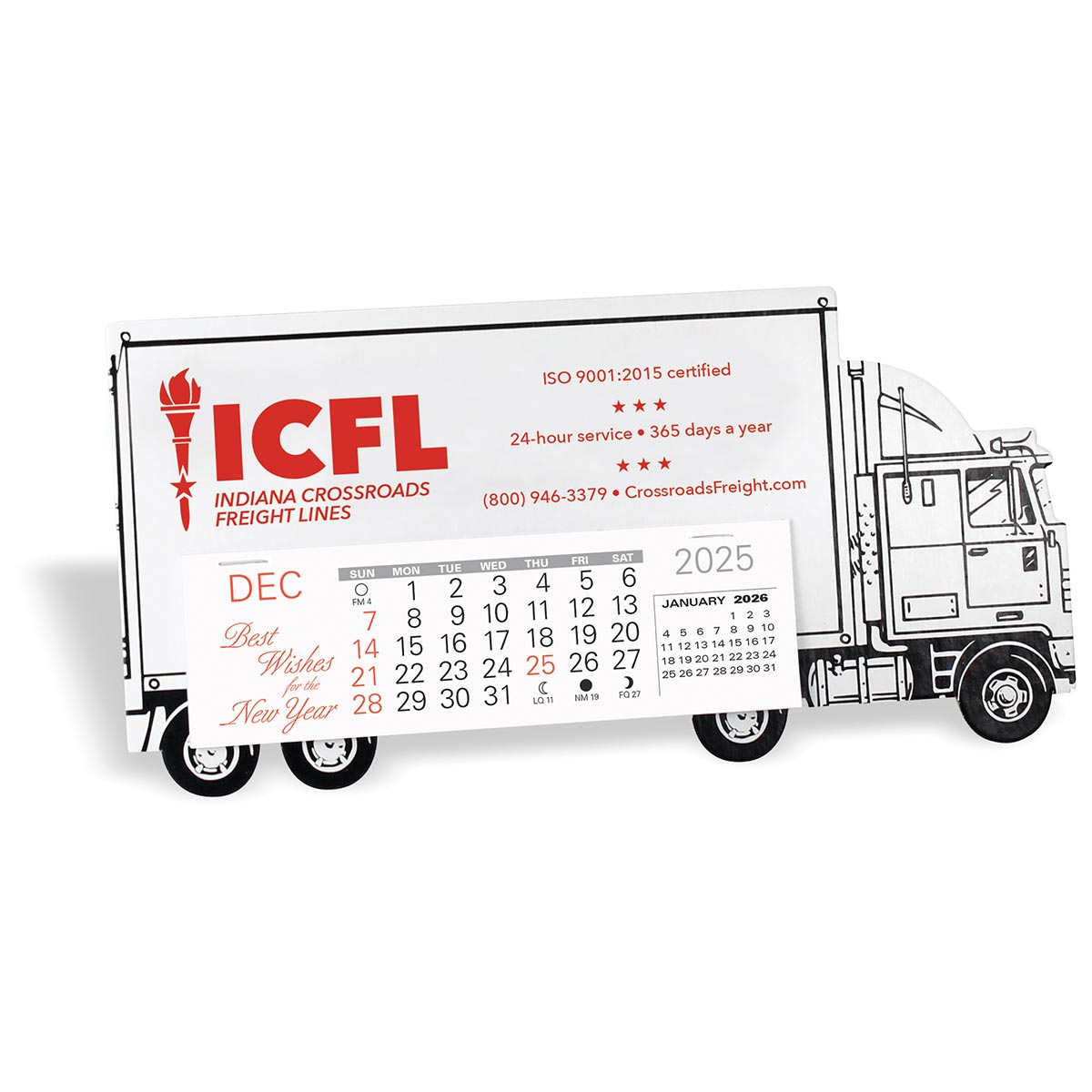 Tractor Trailer Desk Calendar 1