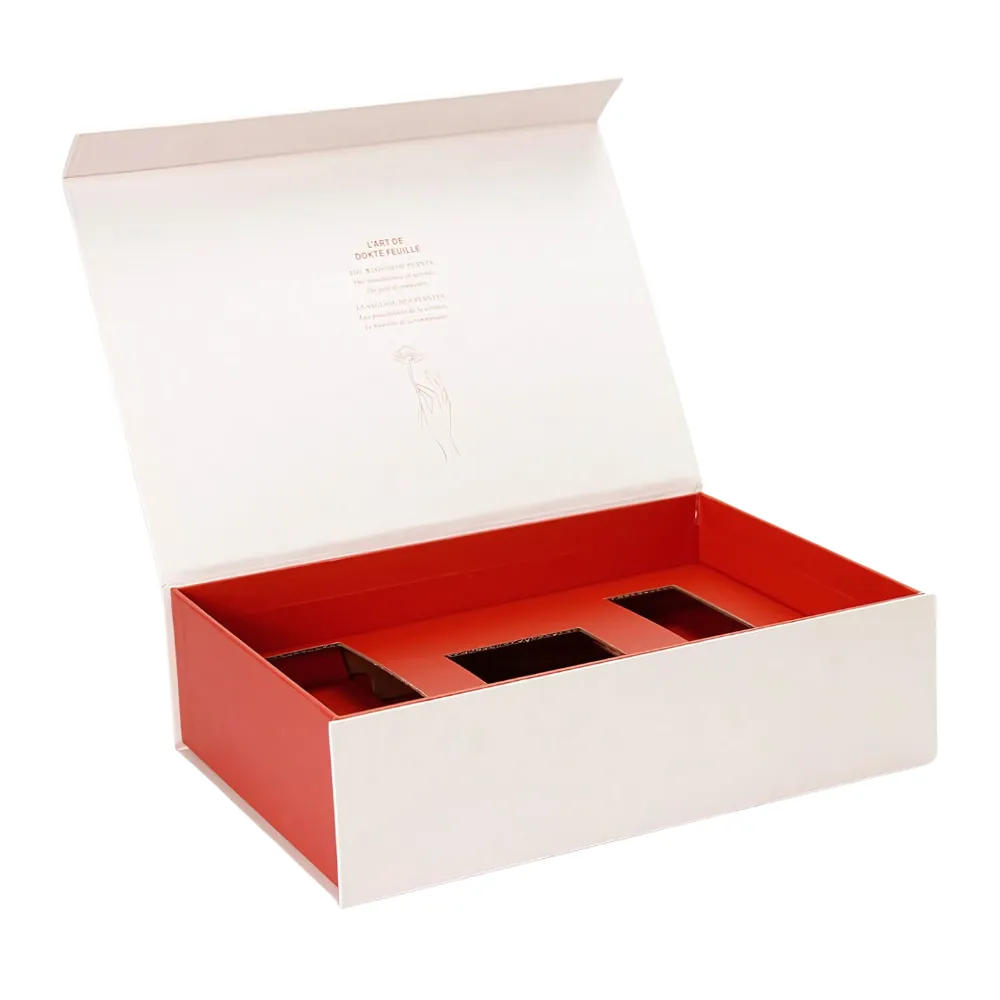 Customized Magnetic Lid Box with High Embossed Logo 2