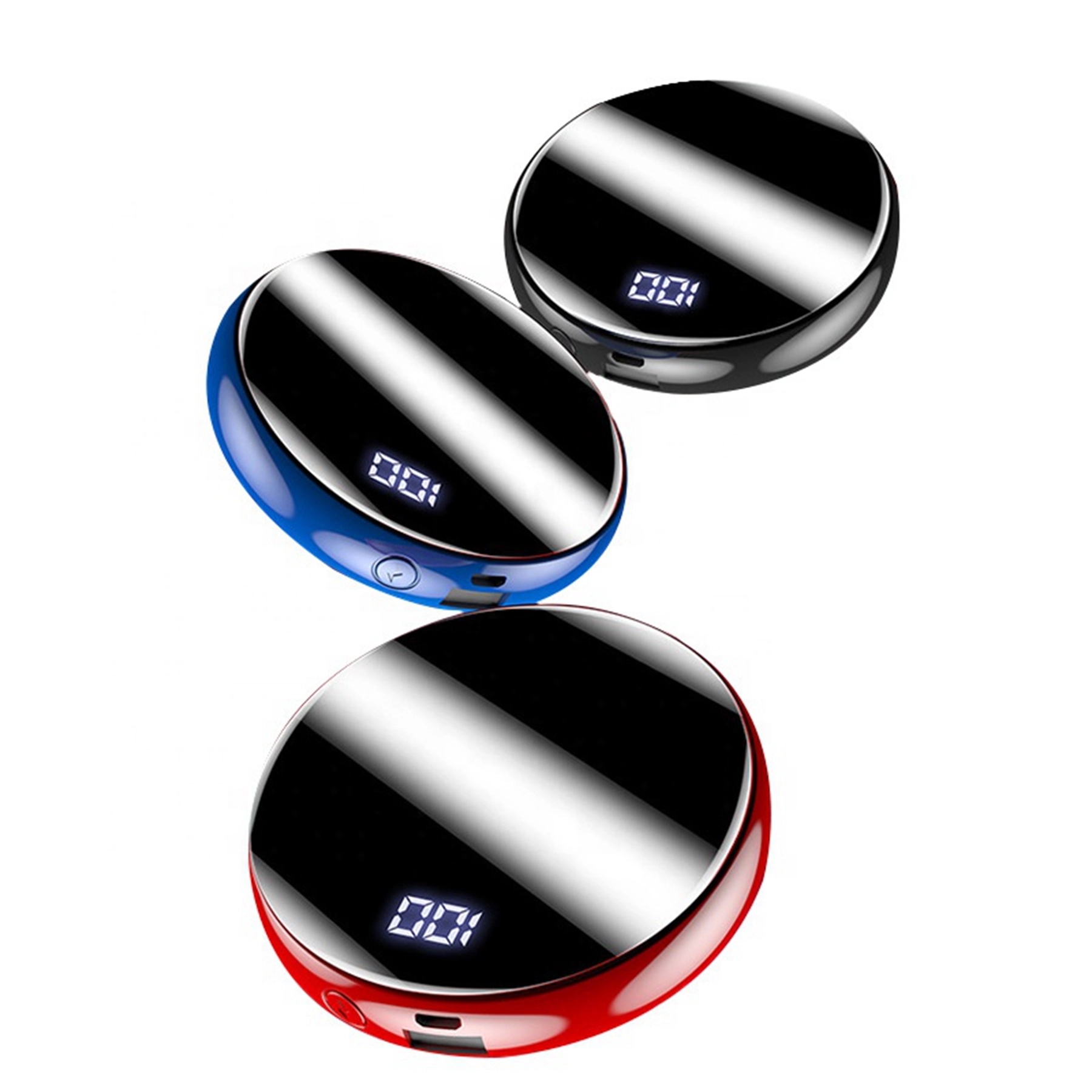 10000 mAh Round Mirror Power Bank 10