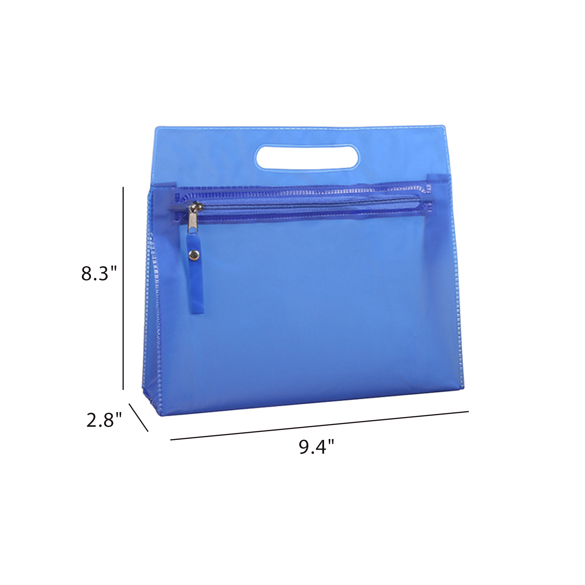 Waterproof PVC Clear Cosmetic Zipper Bag 5