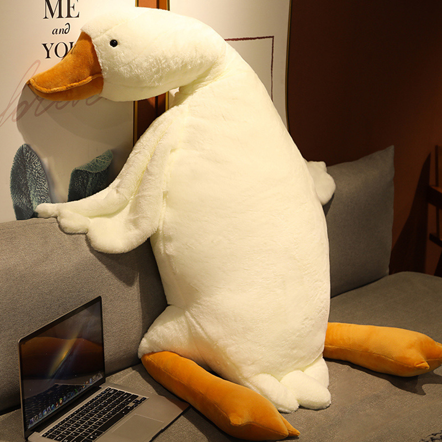 Big White Goose Doll 2