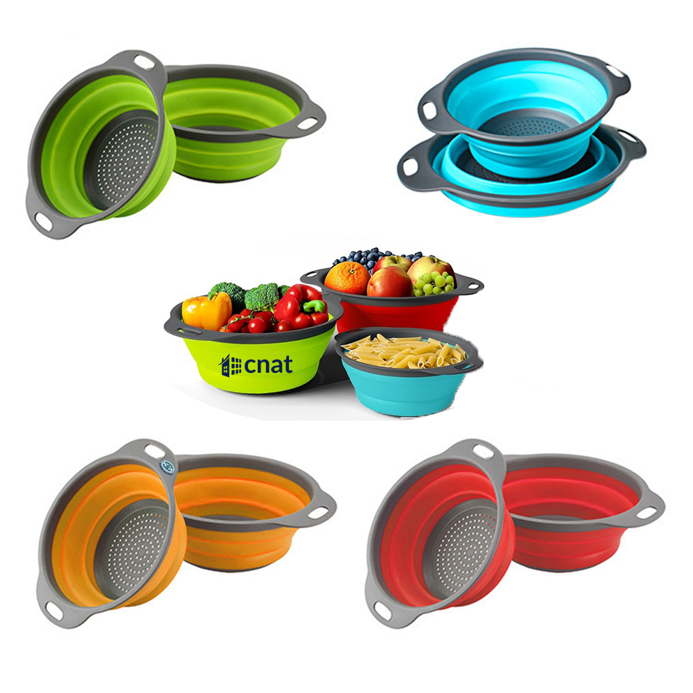 Folding Silicone Colander 5
