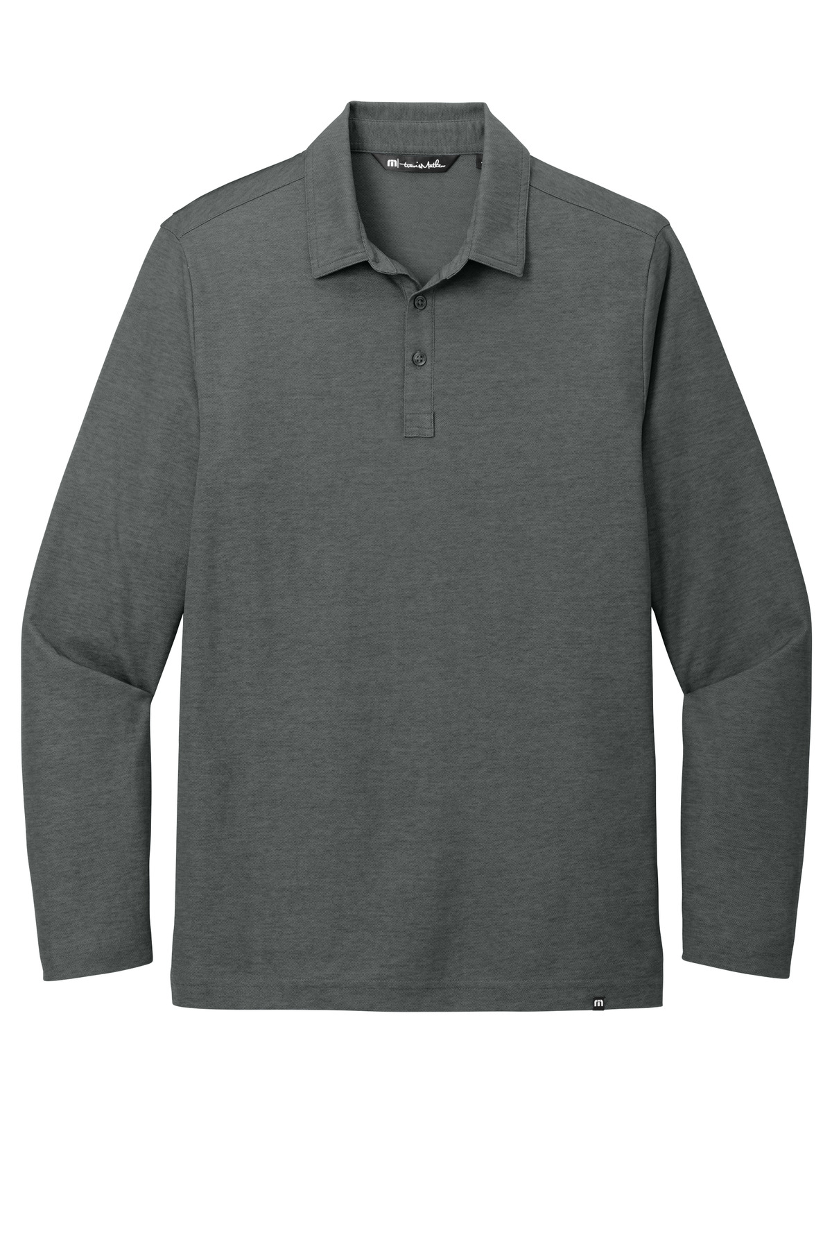 TravisMathew Oceanside Heather Long Sleeve Polo TM1MZ343 8