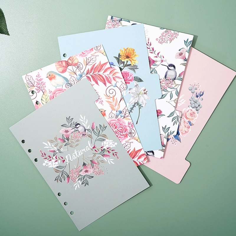 PU Leather A5 Business Travel Journal Binder Notebook 6