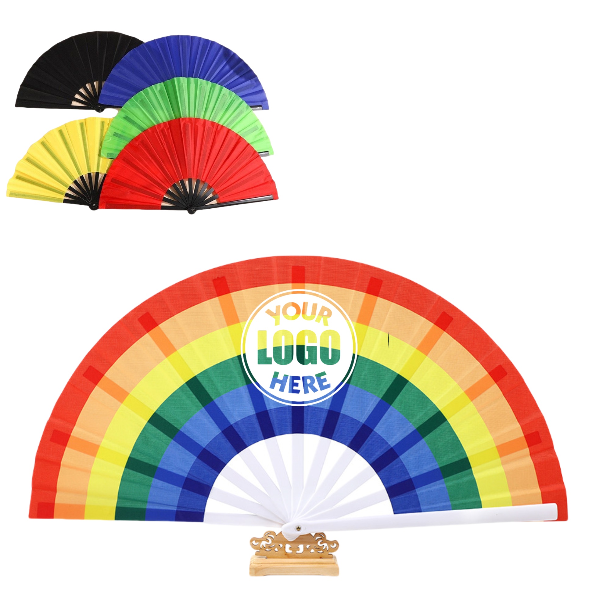 Pride Rainbow LGBT Fan 3