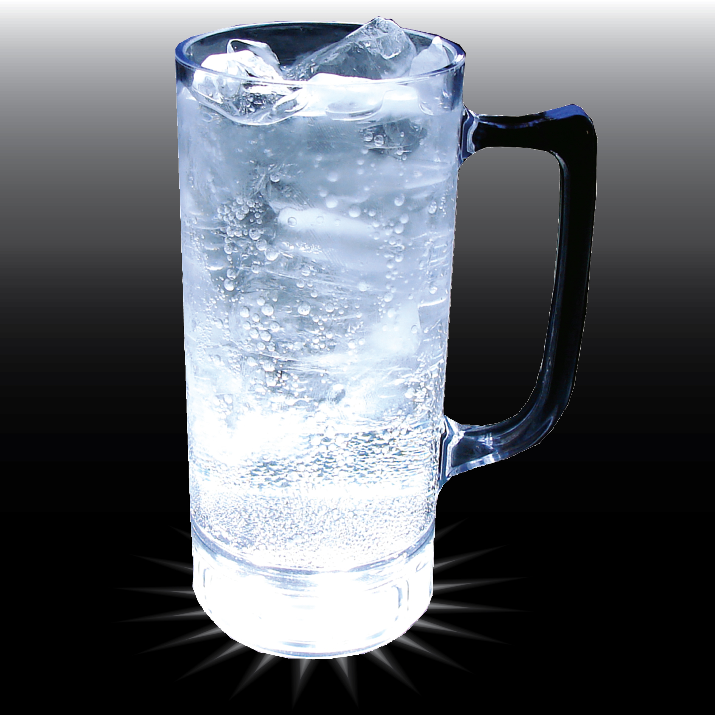 12oz 5-Light Plastic Beer Mug with Handle 2