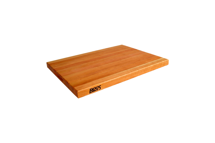 John Boos Cherry Edge Grain 1-1/2-in Reversible Cutting Board 1