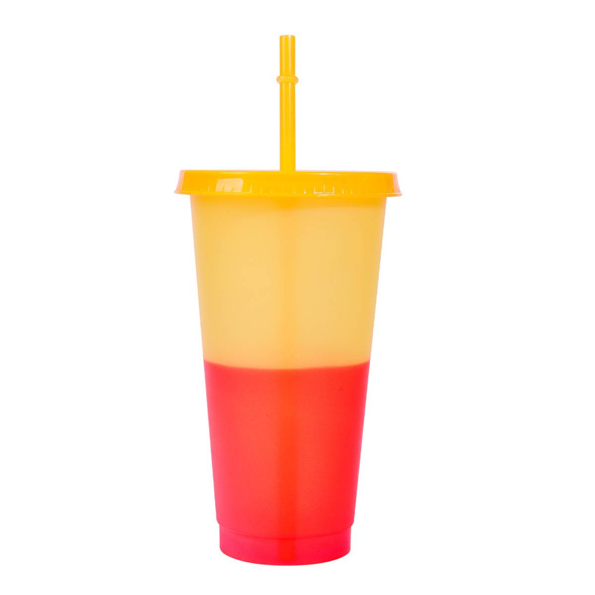 Straws Color Changing Plastic Cups 2