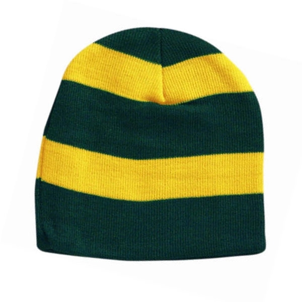 Rugby Striped Knit Beanies 3