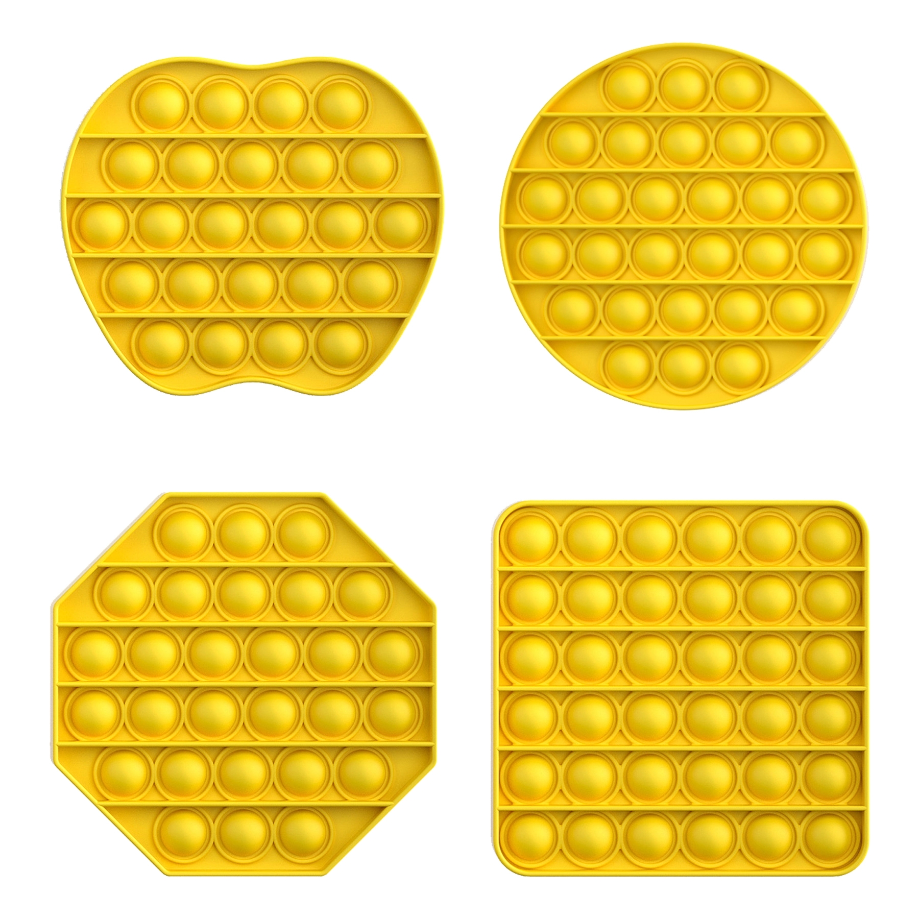 Silicone Push pop Bubble Fidget Toy Relieve Emotional Stress 3