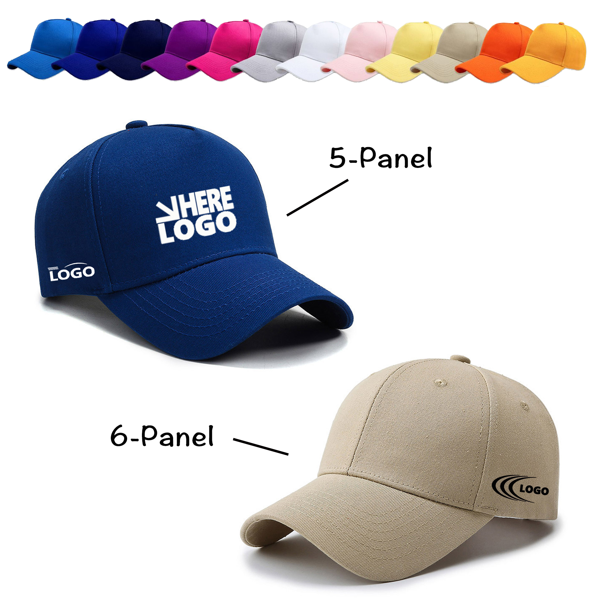 Customizable Cotton Twill Cap with Adjustable Fit 5