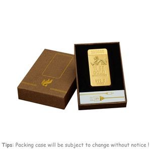 Exquisite Dragon Gold Dual Arc Lighter With Dragon Mark 19