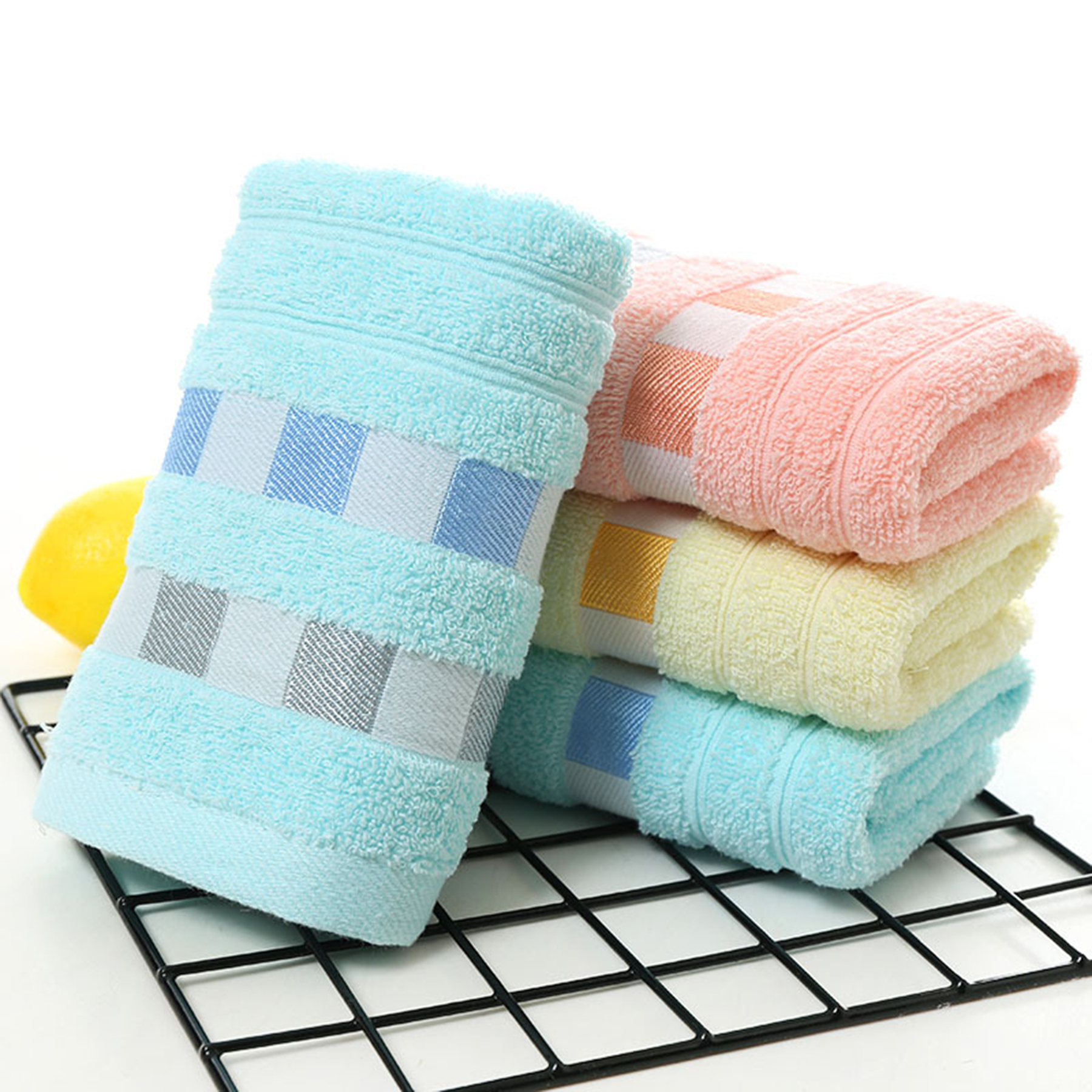 Cotton Washcloth Extra Absorbent Towels 4