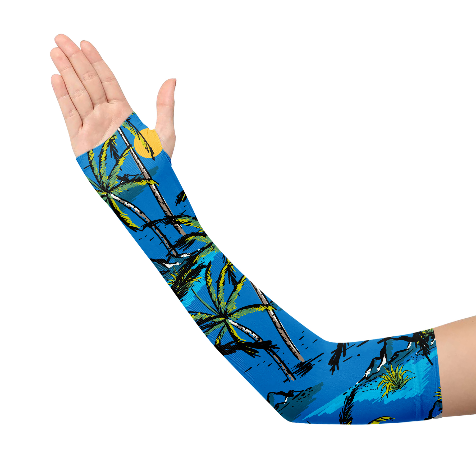 Custome Full Color Sublimation Cooling Arm Sleeve 1