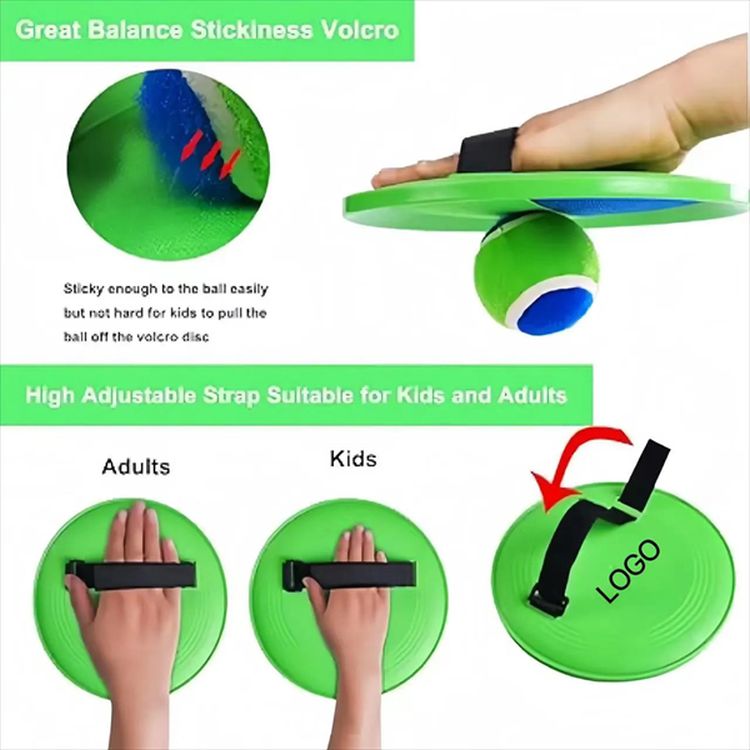 Toss and Catch Ball Set Beach Toys Outdoor Games 2