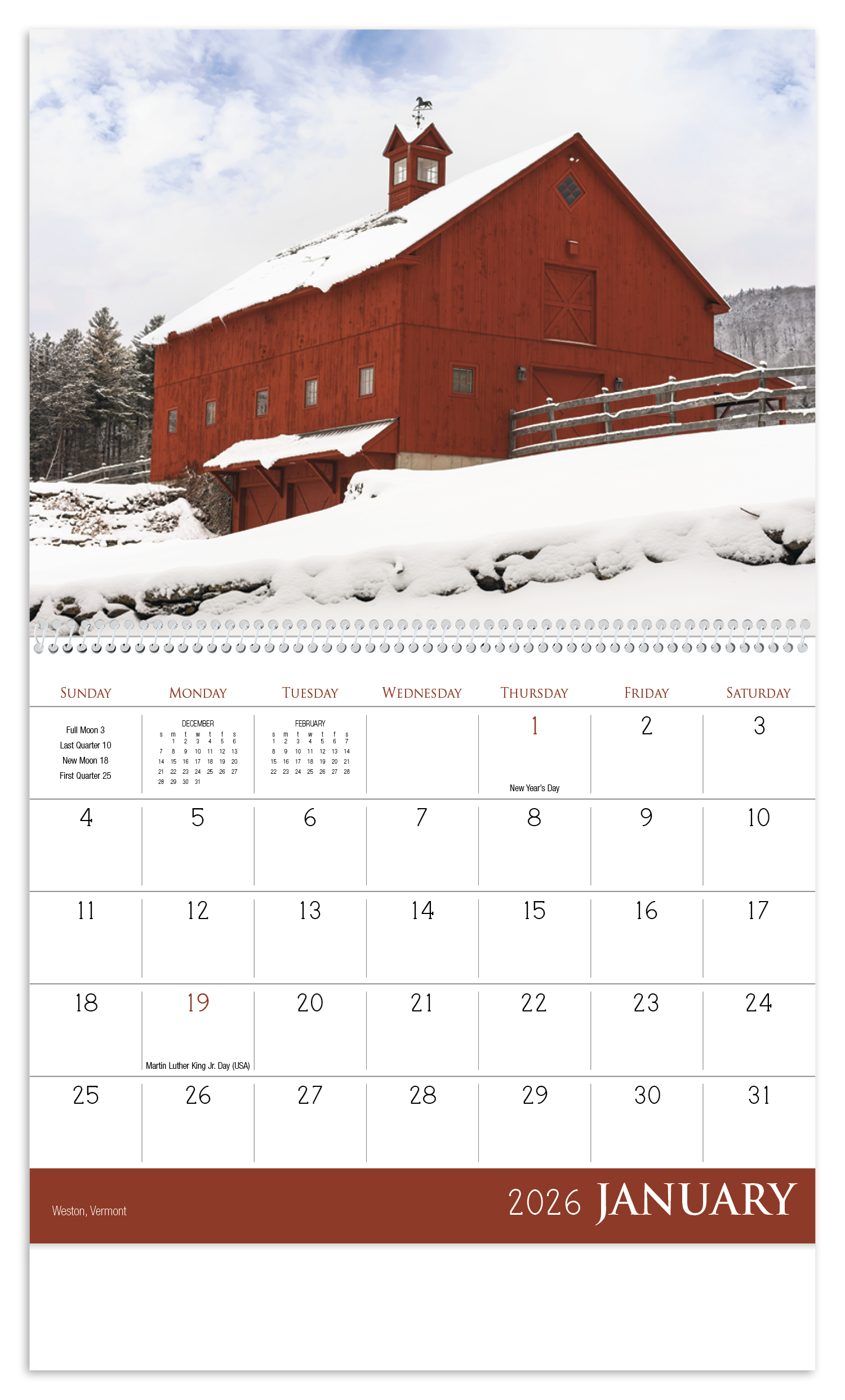 Triumph® Calendars Barns Calendar 31