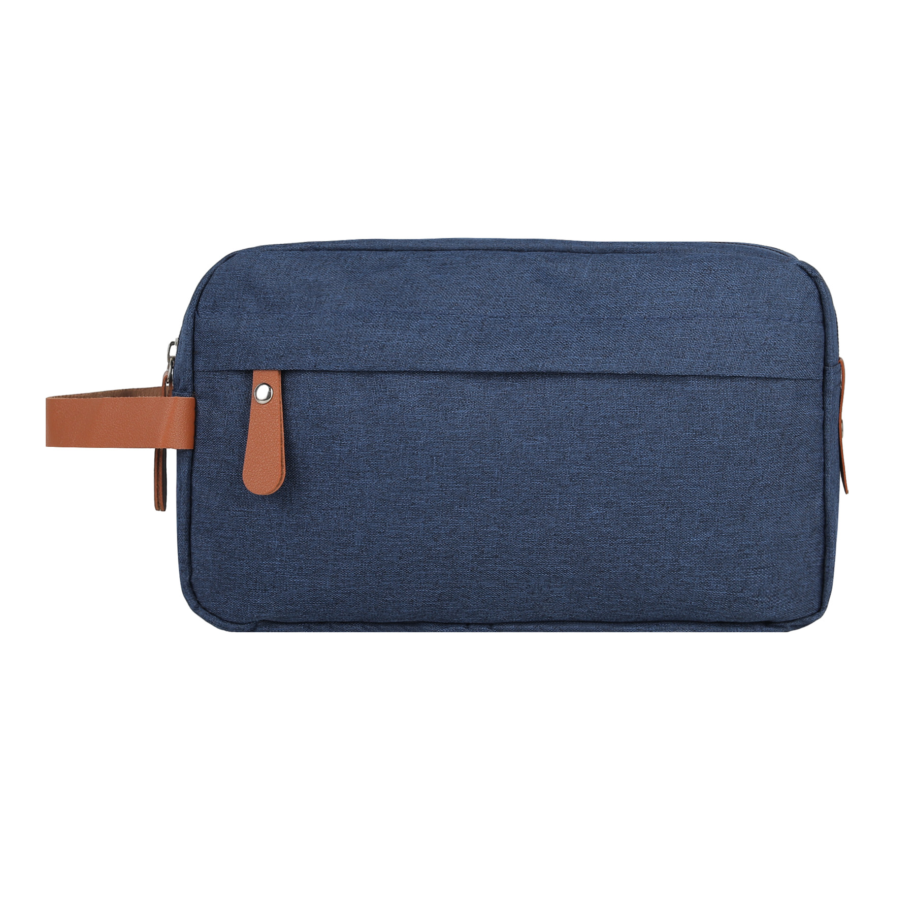Dual Compartment Travel Toiletry Bag with Tech Organizer Pocket 8