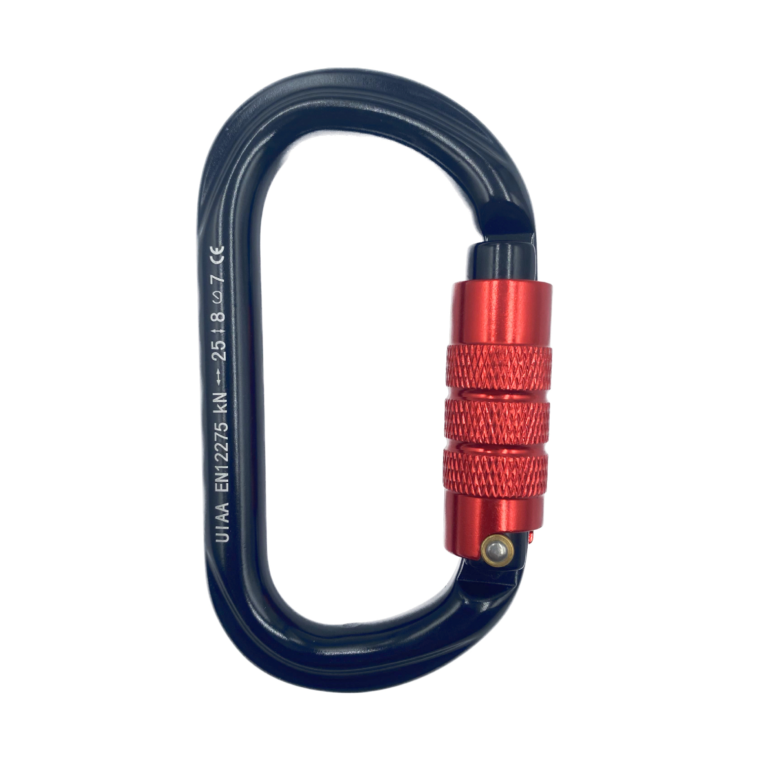 D Ring Twist Gate Aluminum Carabiner 3