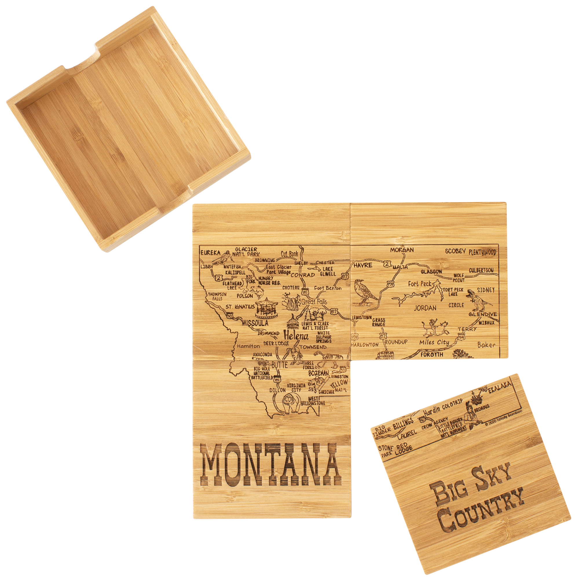 Montana Puzzle Coaster Set 11