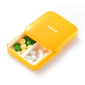 Push Pull Pill Case With 2 Compartments 4