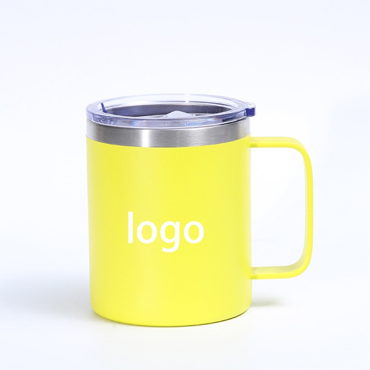 12 oz. Stainless Steel Insulated Coffee Mug with Handle 9
