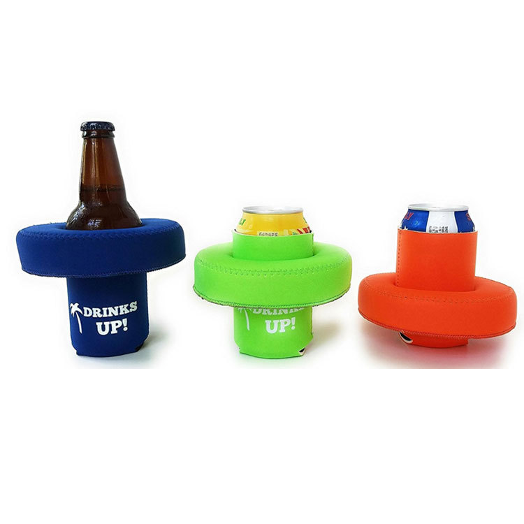 Floating Drink Holder With Can Sleeves 3
