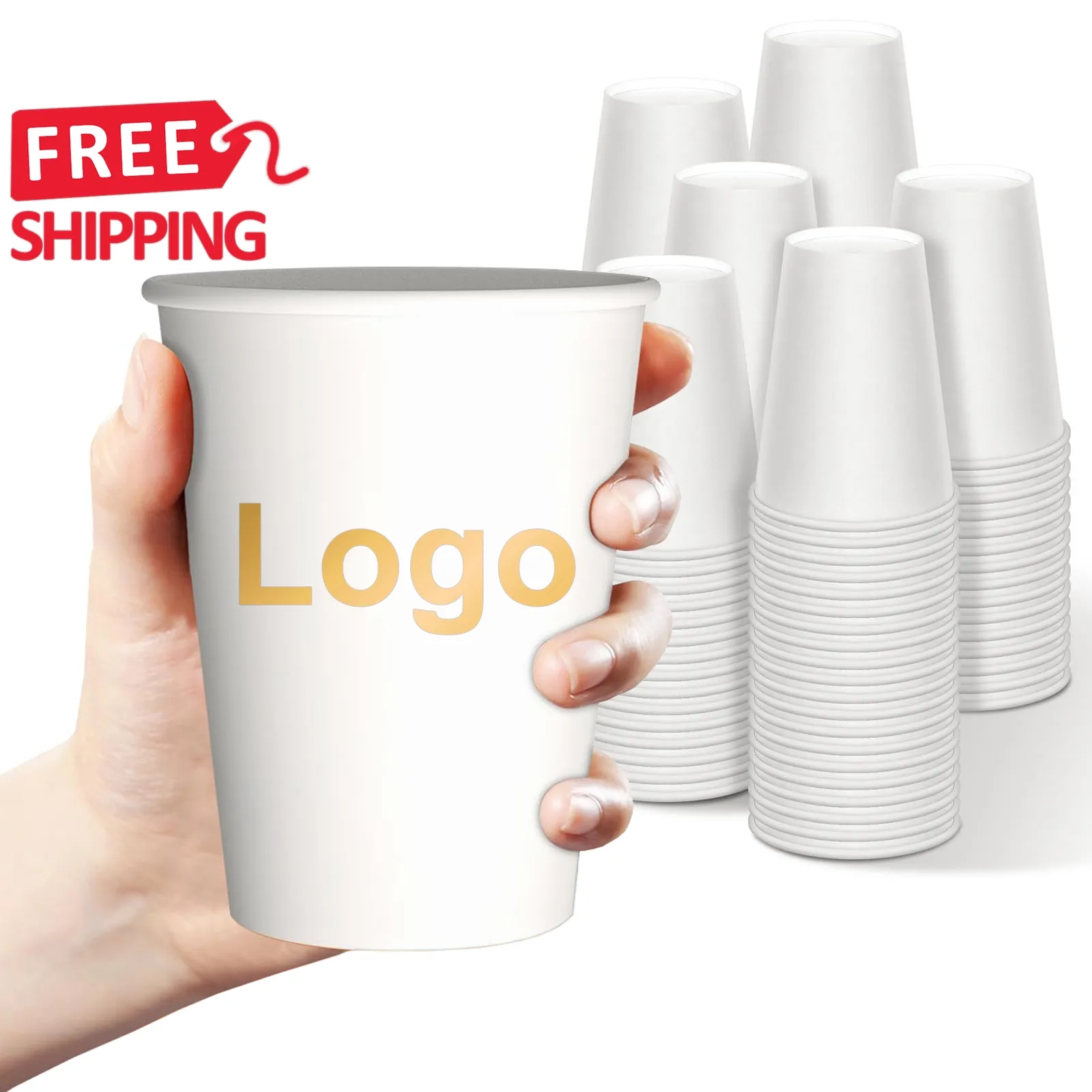 Extra Thick Disposable Paper Coffee Cup 3 oz 8 oz 12 oz 16 oz 22 oz 18