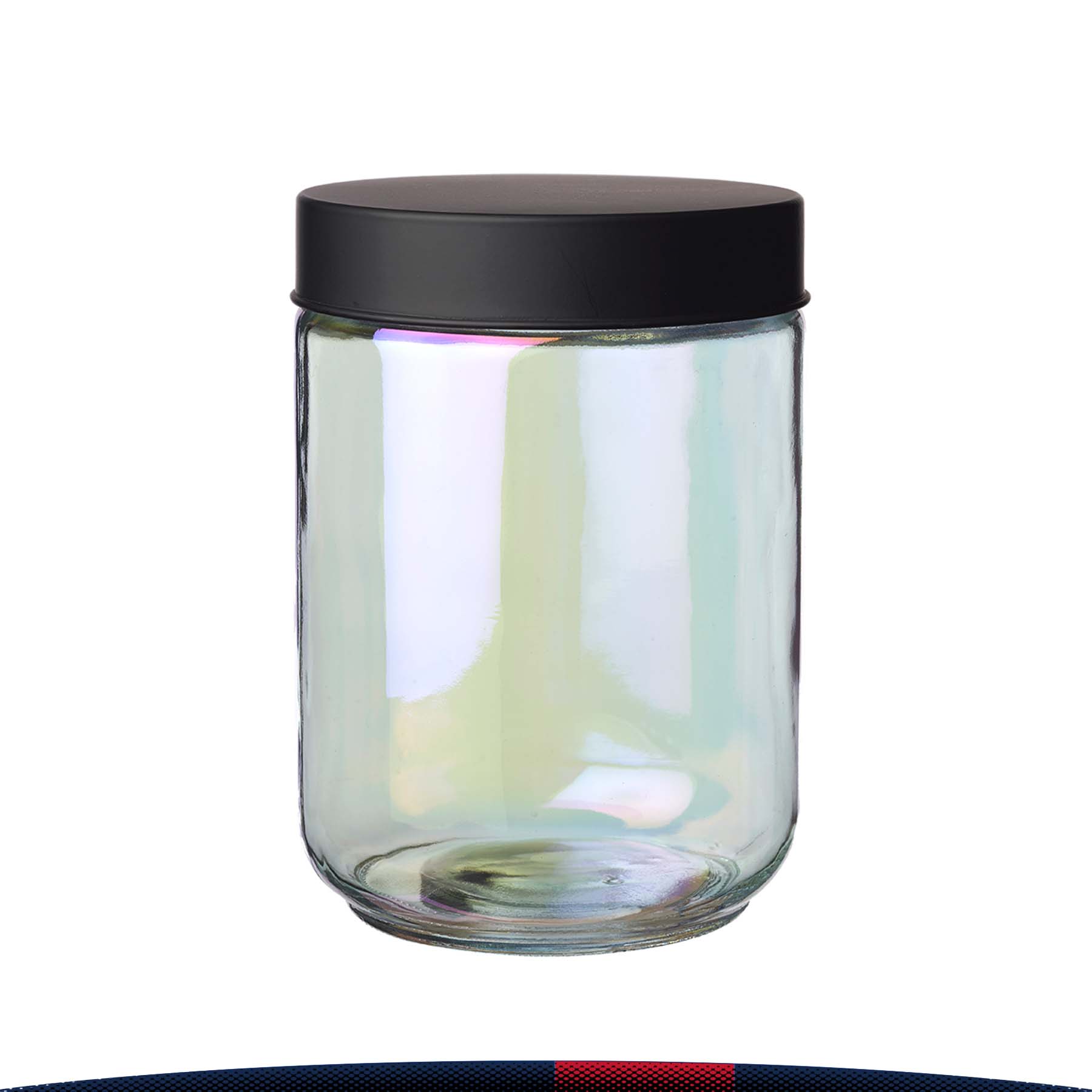 33 oz. Zelar Iridescent Glass Jars 4