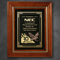 Americana Plaque with Velour 1