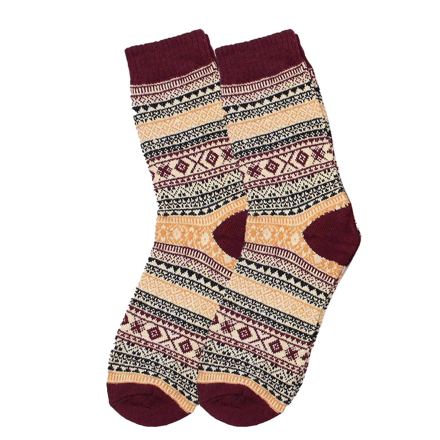 Winter Womens Vintage Wool Socks 10