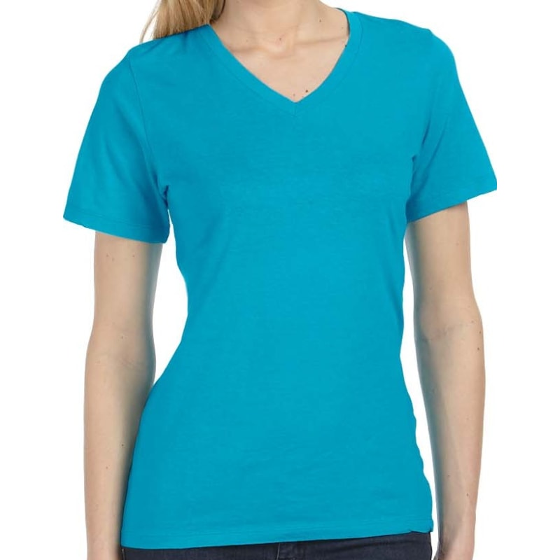 Bella Missys Relaxed Jersey Short-Sleeve V-Neck T-Shirt 2
