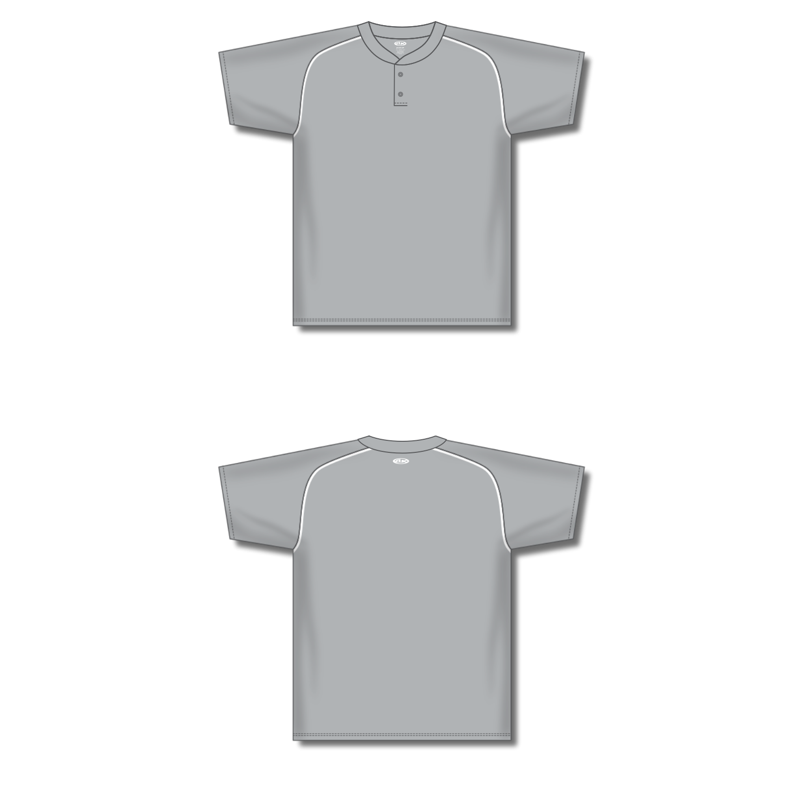 Two Button Baseball Jerseys BA1344-G01 31