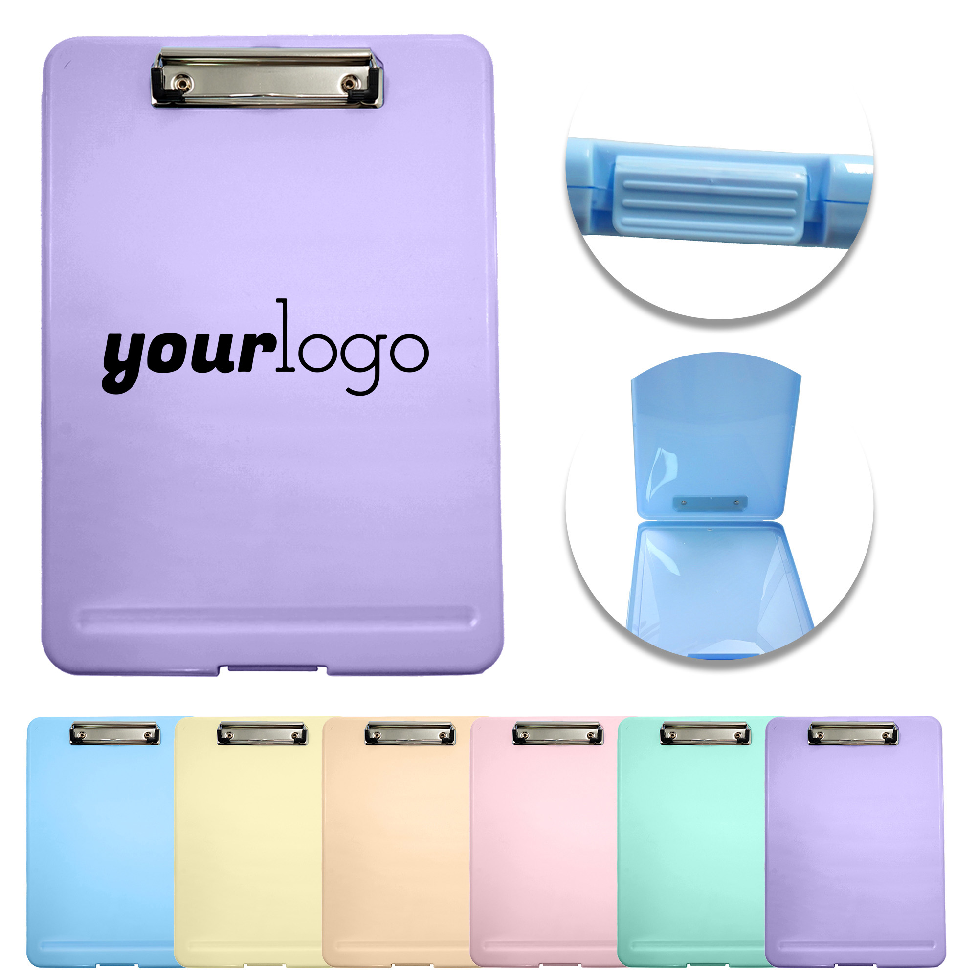 Plastic Clipboard with Storage for School and Work 2