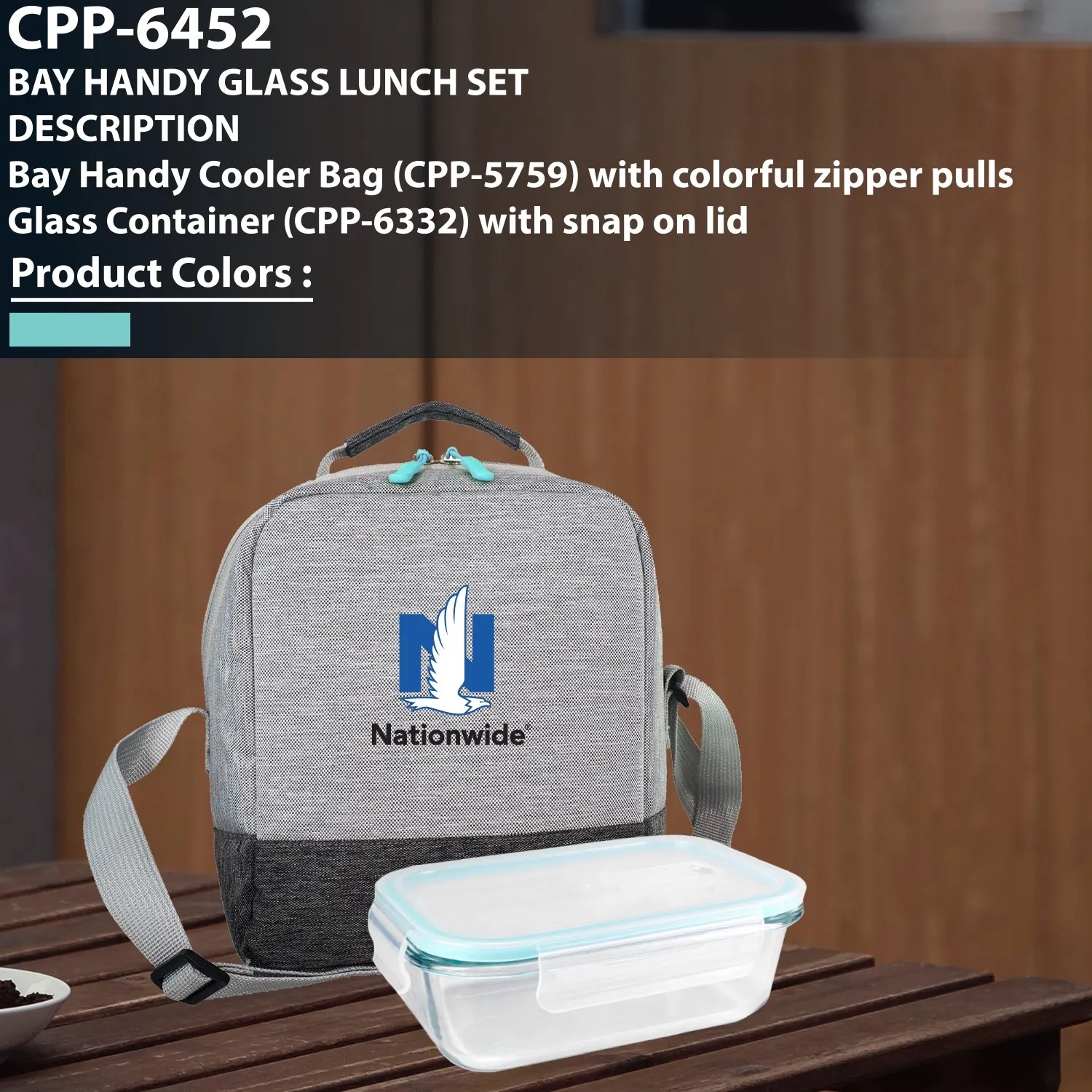 Bay Handy Glass Lunch Set 3