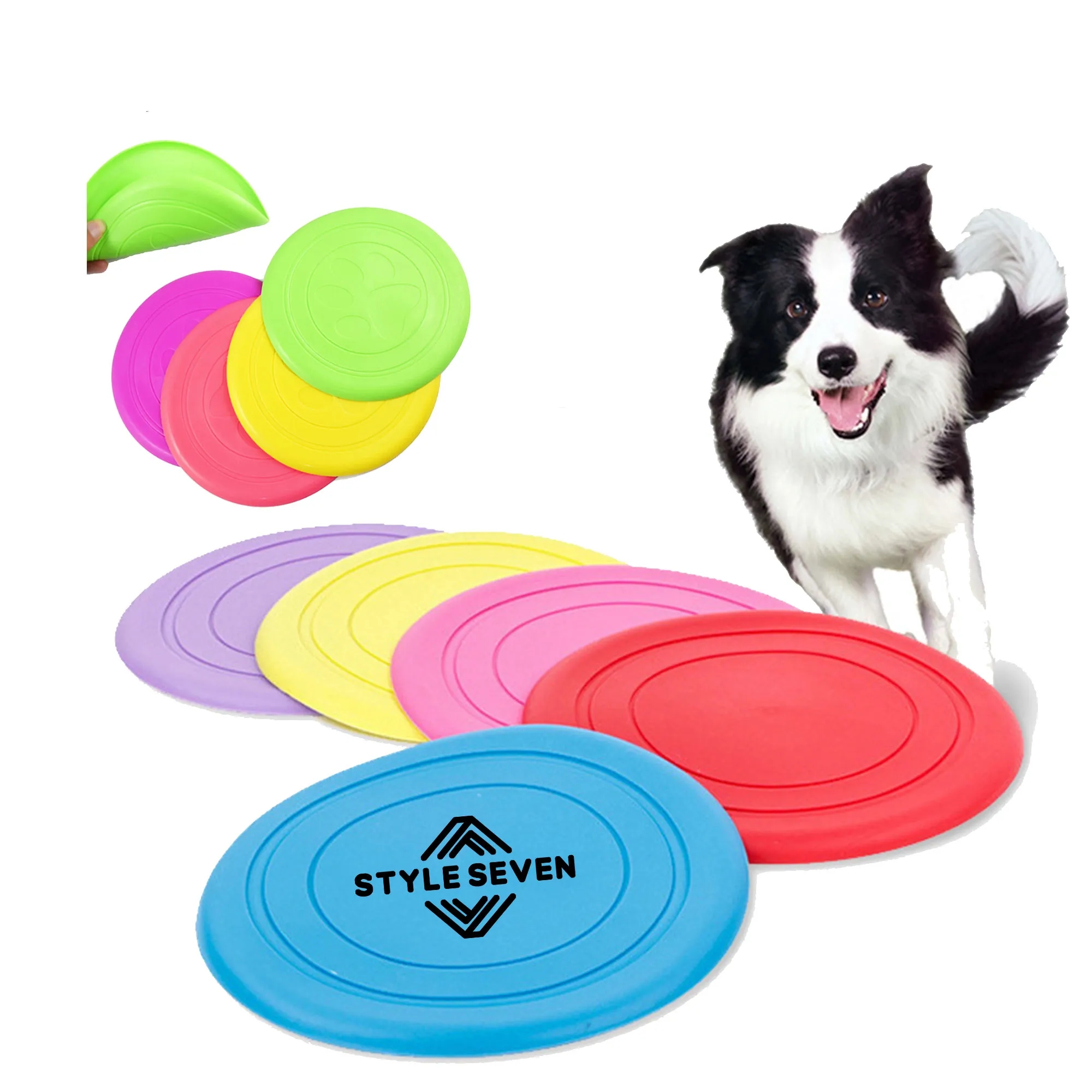 Dog Silicone Flying Disc Toy 2