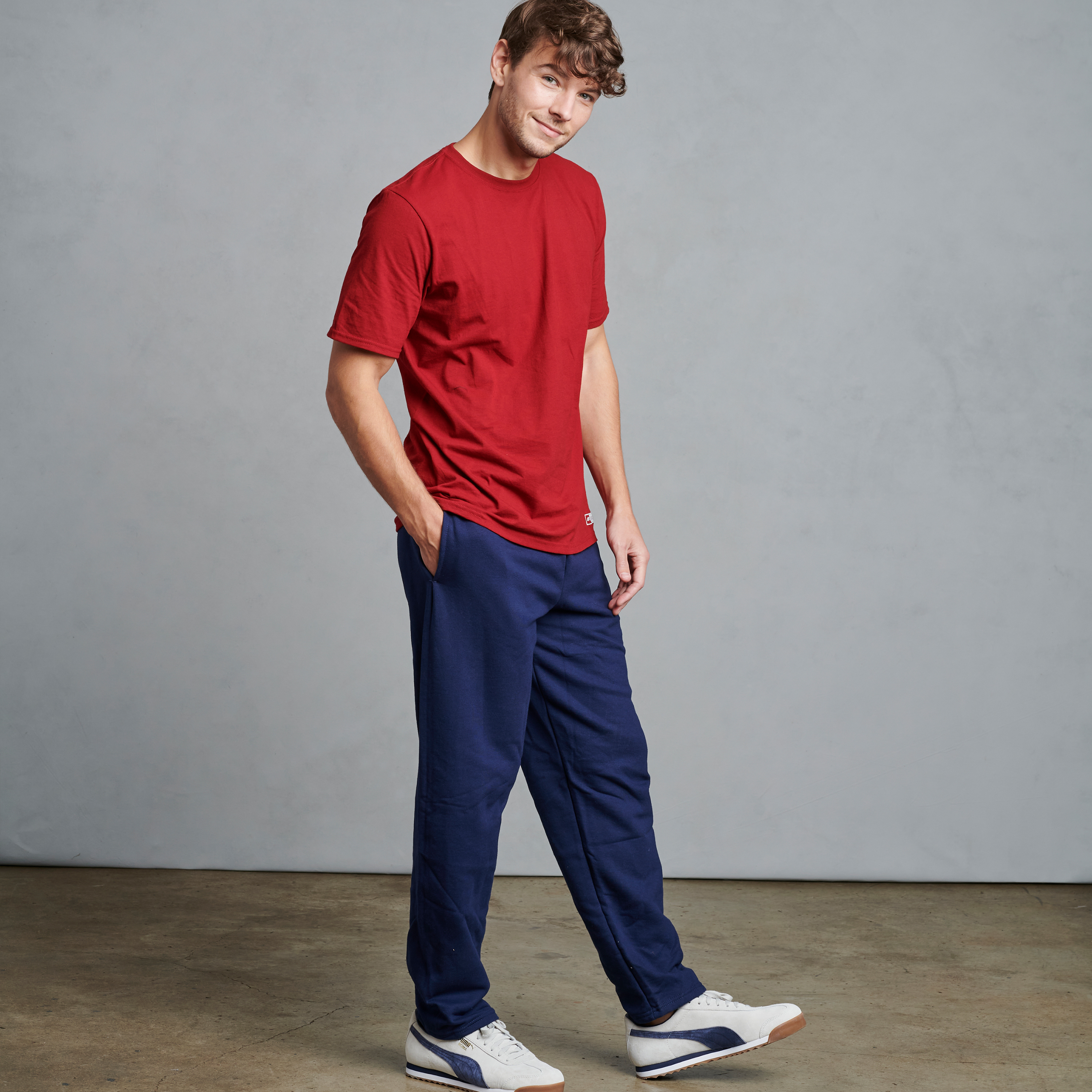 RUSSELL ATHLETIC DRI-POWER® Pocketed Open-Bottom Sweatpant 4