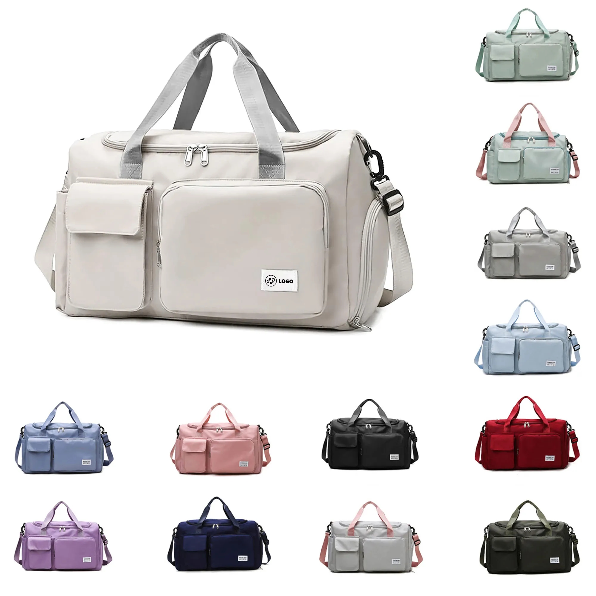 Travel Duffel Bag With Shoes Compartment 2