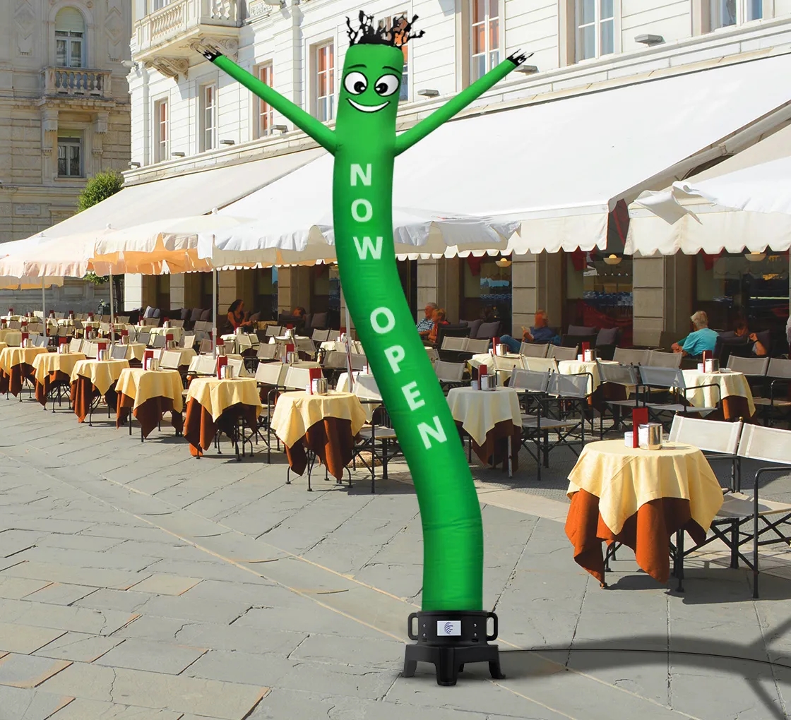 Now Open Inflatable Tube Man with Blower 2