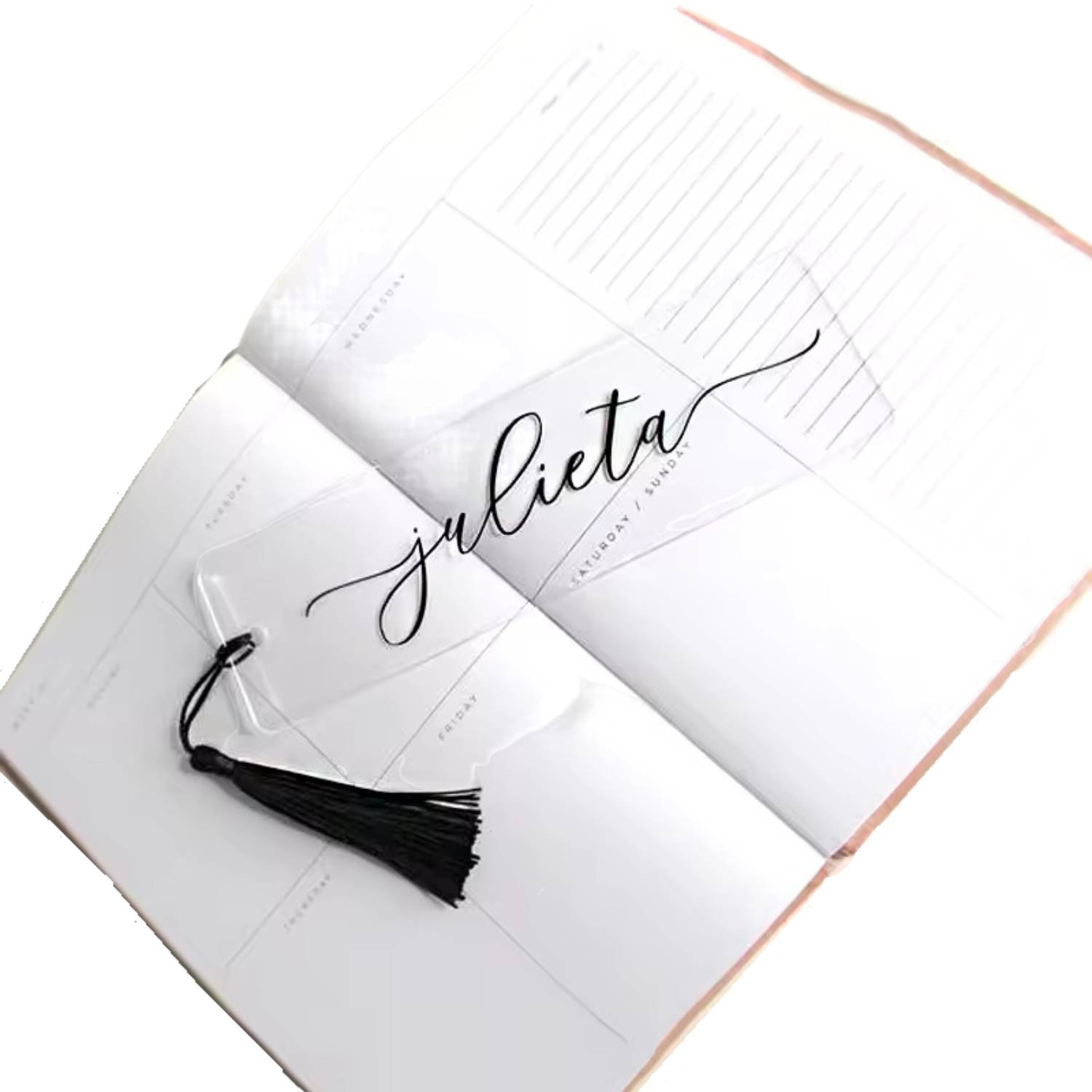 Acrylic Bookmark with Tassel 2