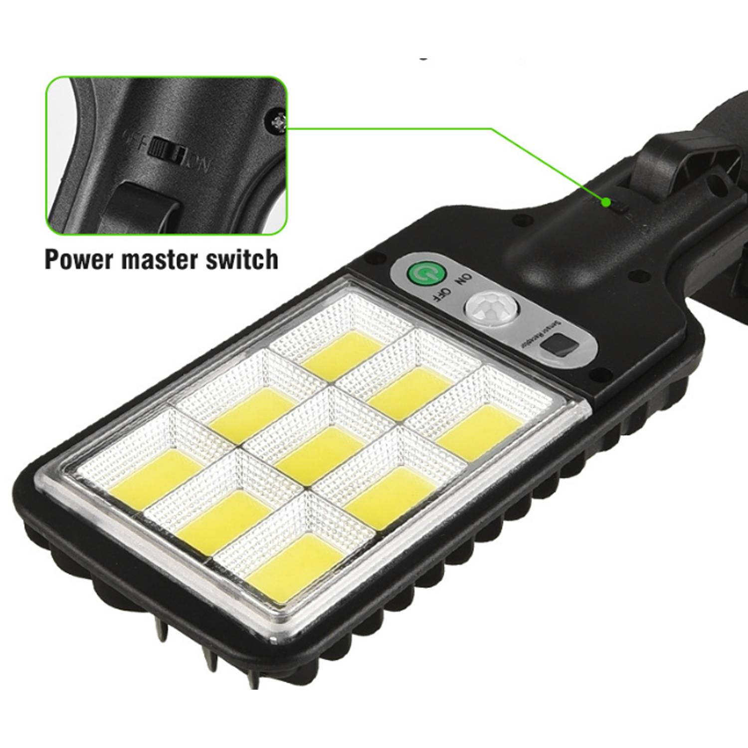 Solar Street Lamp Outdoor Waterproof 3 Lighting Modes 5