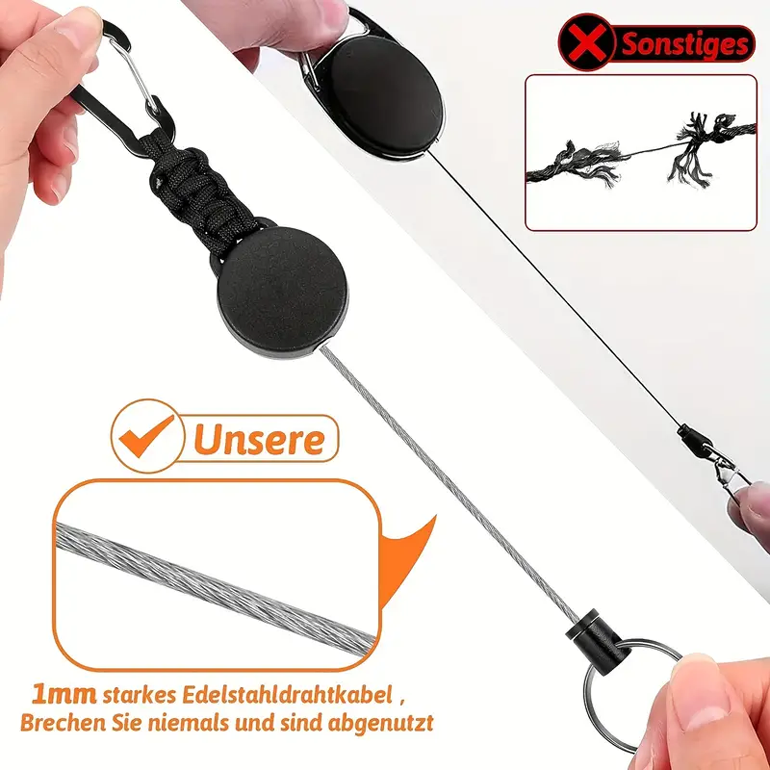 Retractable key chain 5