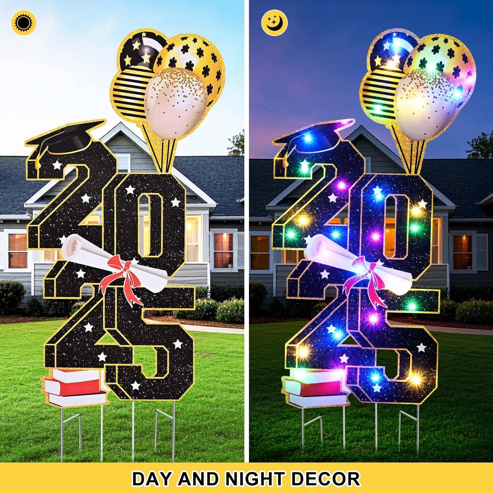 Outdoor Lawn Graduation Yard Signs-Party Decoration 5
