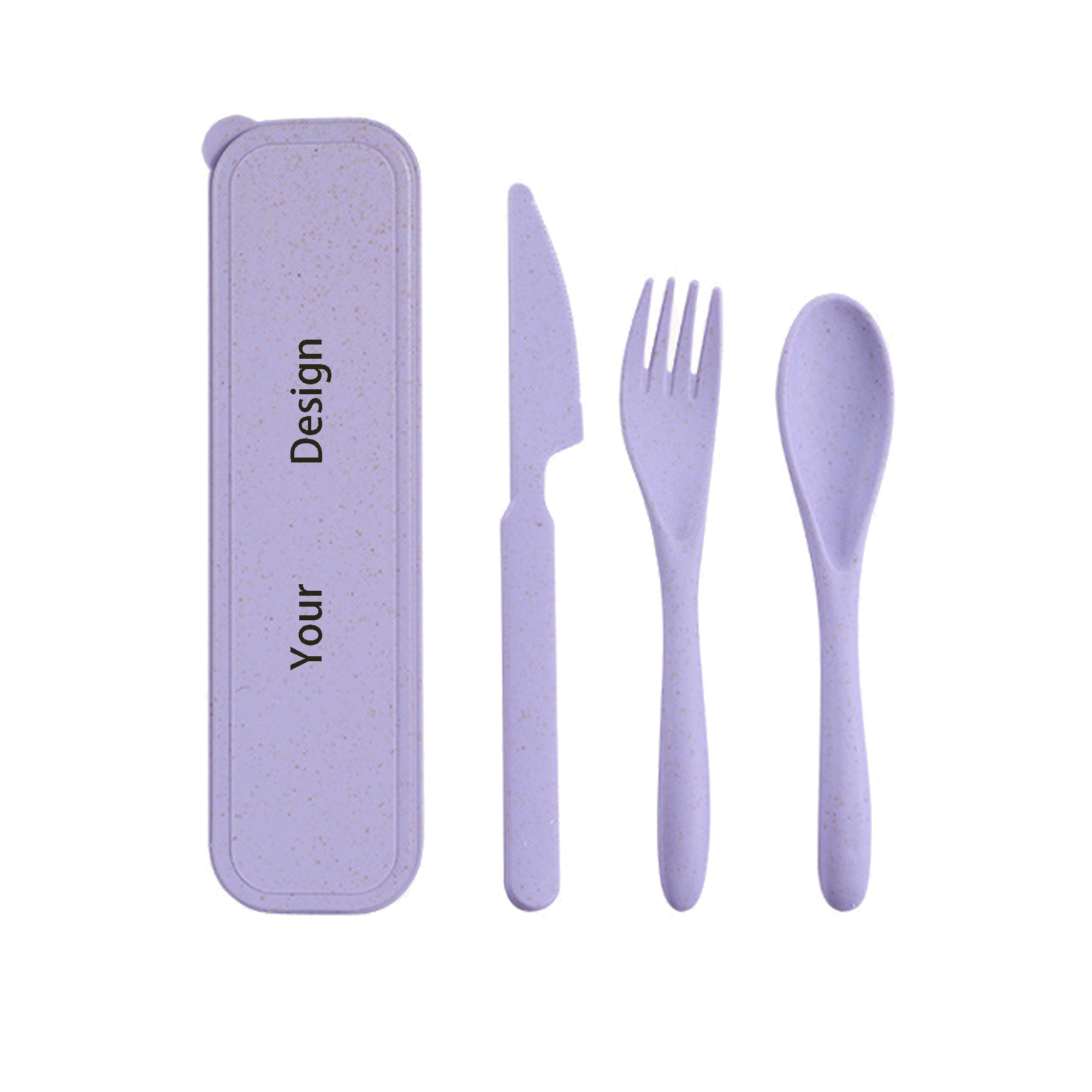 Portable Wheat Straw Cutlery Set 2