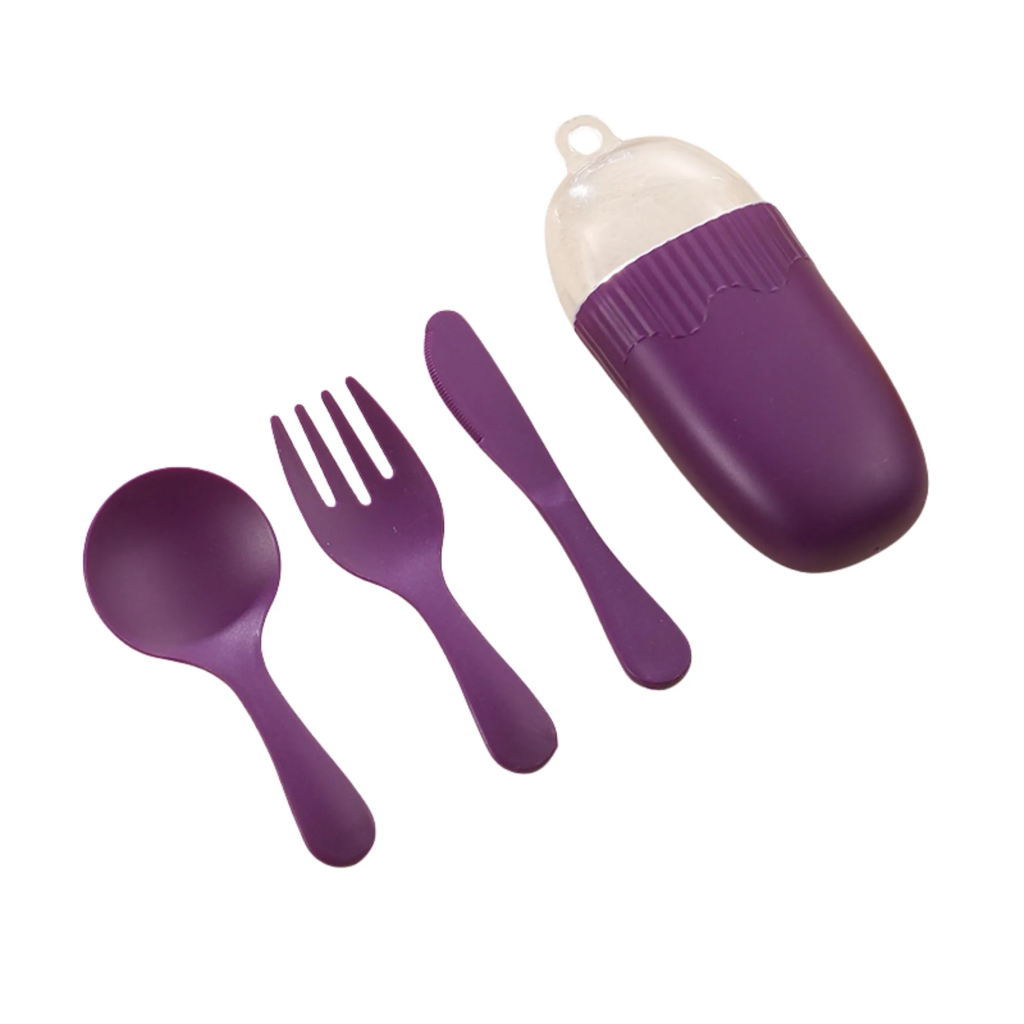 Portable Plastic 3 Piece Cutlery Set 2