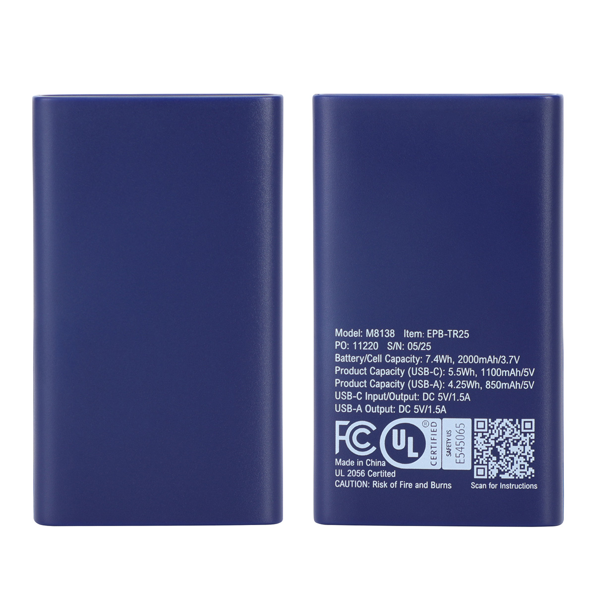 Triumph 2000mAh UL-Listed Power Bank 12