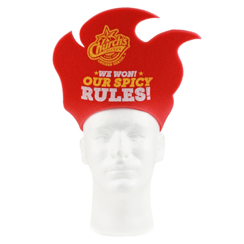 Flame Foam Pullover Visor 6