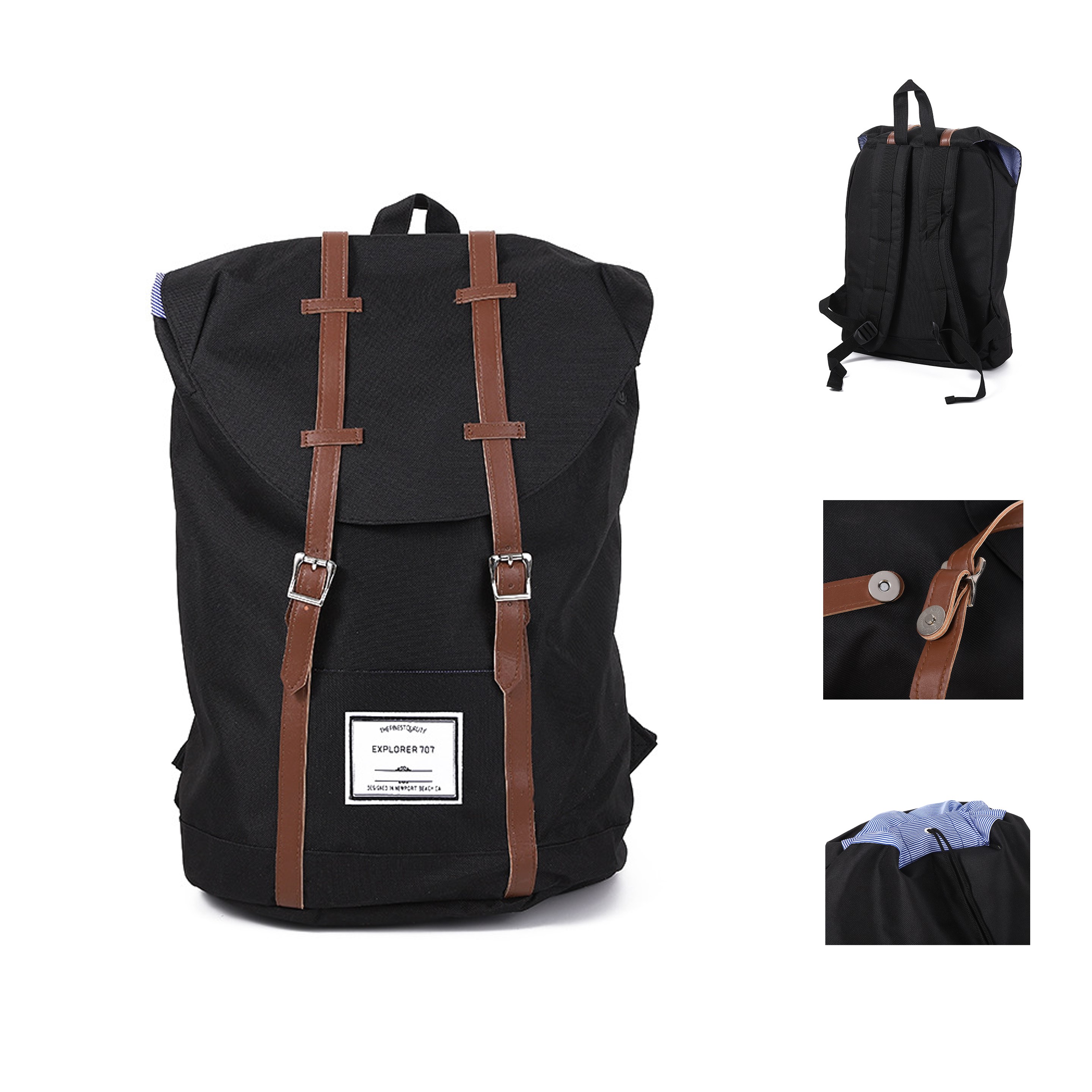 Black Backpack (Direct Import) 2
