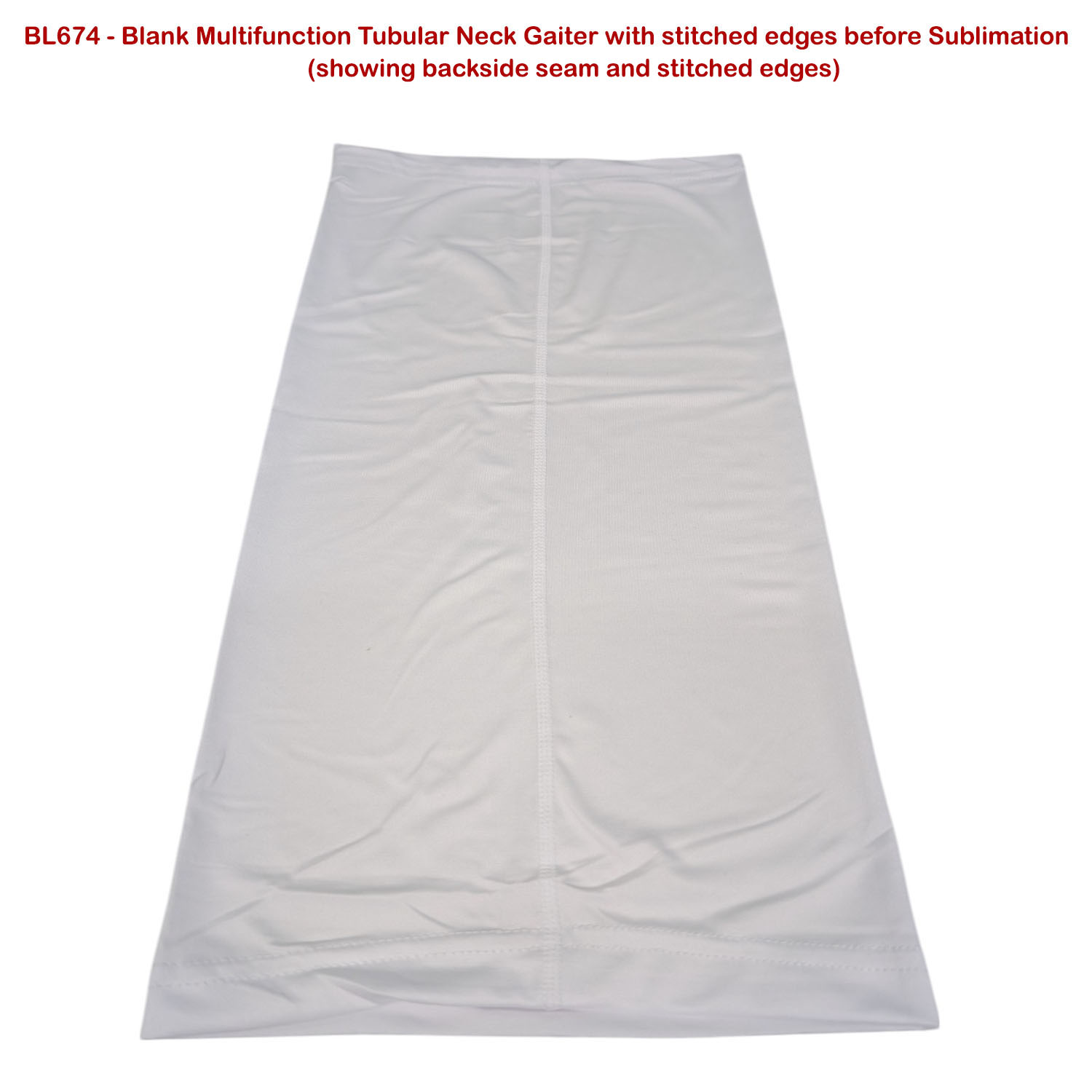 "Survivor" Themed Sublimated Neck Gaiters, Moisture wicking fabric, 4way stretch, hemmed 6