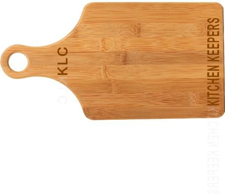 Natural Bamboo Paddle Cutting Board 1